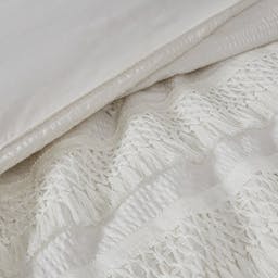 Hugo 3 Piece Cotton Seersucker Comforter Set