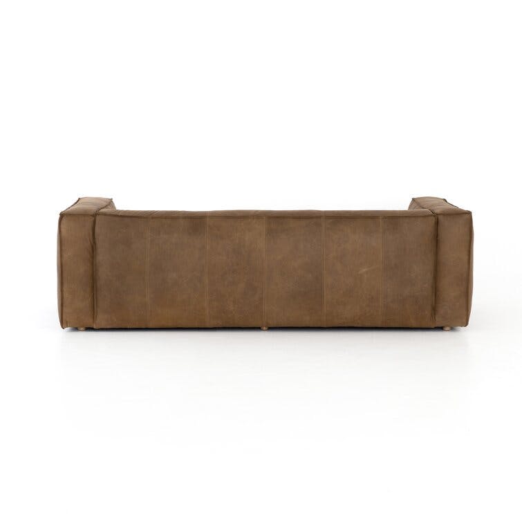 Brimley 99.25'' Leather Sofa