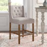 Karla Tufted 24 inch Counter Stool by Kosas Home