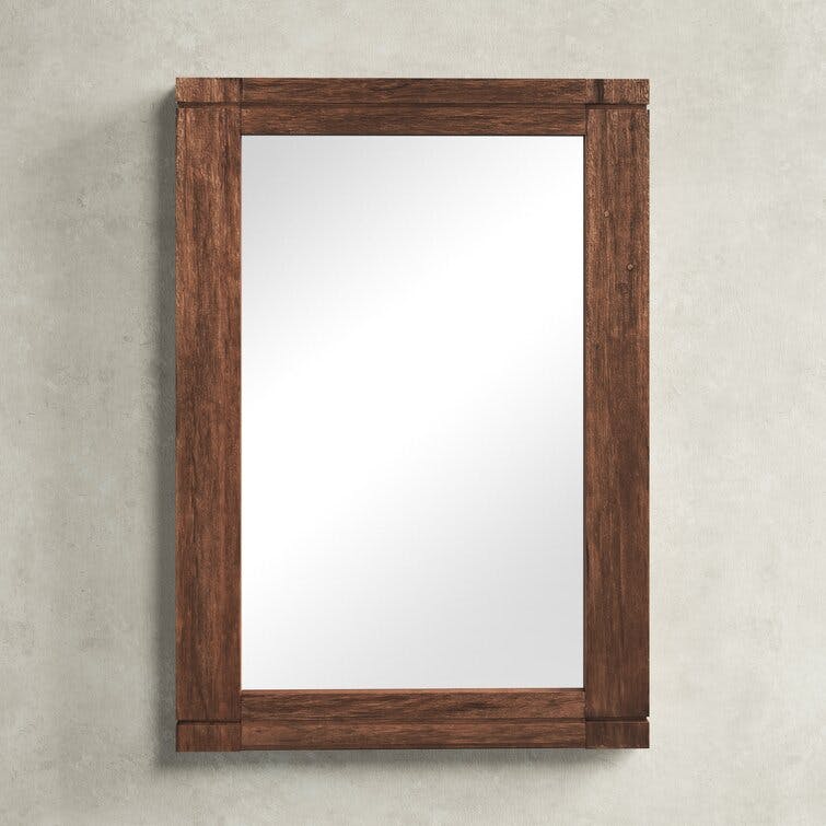 Soma Rectangle Wood Wall Mirror