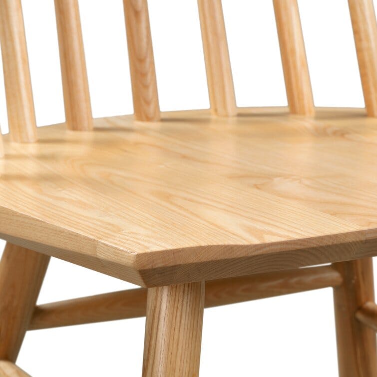 Shania Solid Wood Slat Back Side Chair