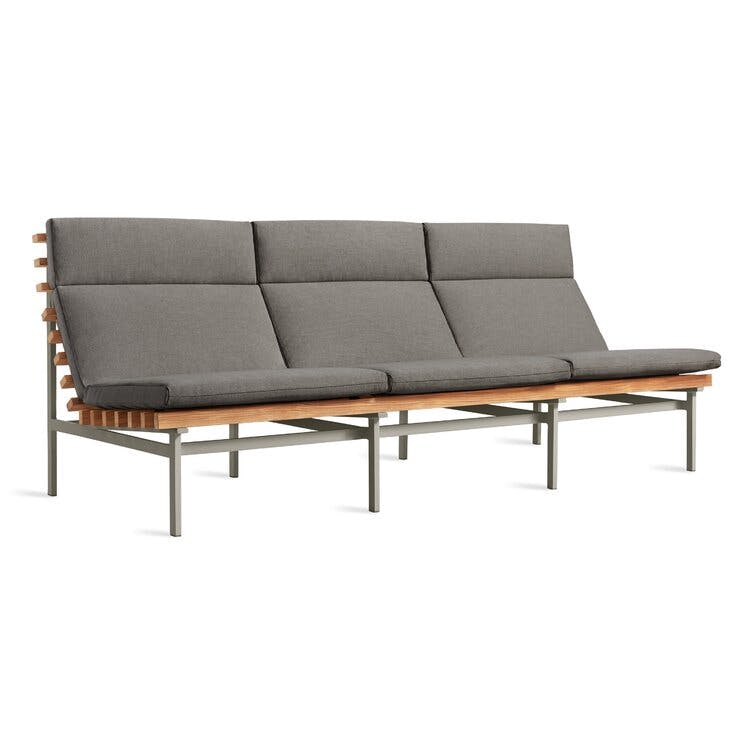 Perch 88" Wide Outdoor Patio Sofa with Cushions