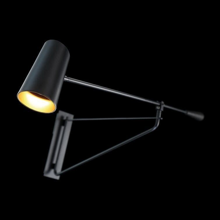 Eros Steel LED Swing Arm Sconce