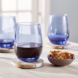 Libbey Classic All-Purpose Stemless Wine Glasses