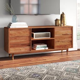 Corrine Solid Wood TV Stand for TVs up to 65"