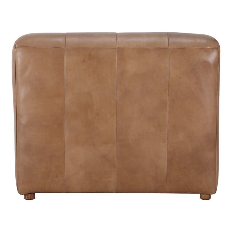Anya Leather Chaise Sectional