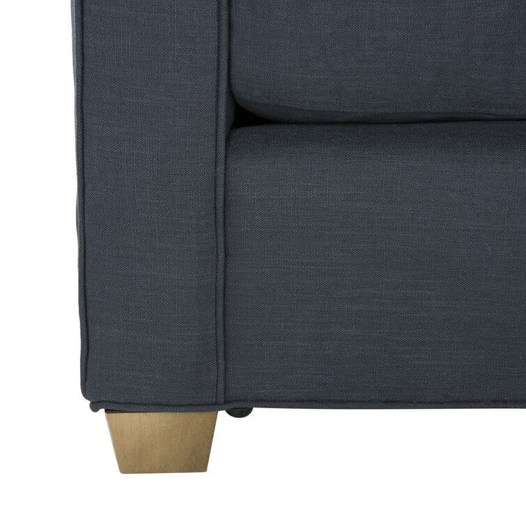 Safavieh Couture Collection Fraiser Navy Linen Sofa