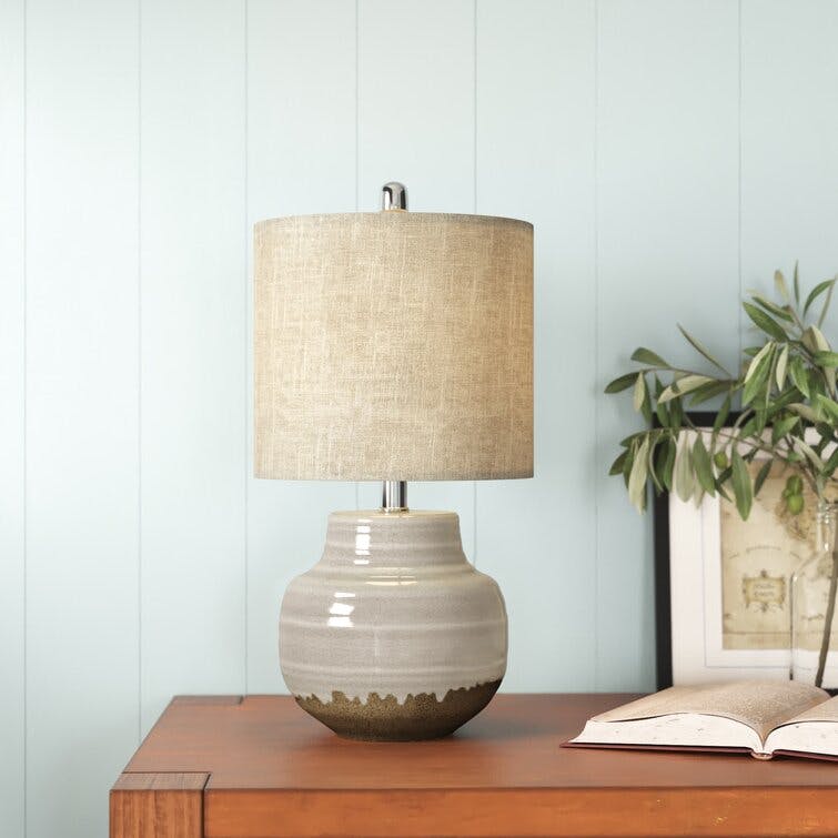 Prova Ceramic Table Lamp Cream - StyleCraft
