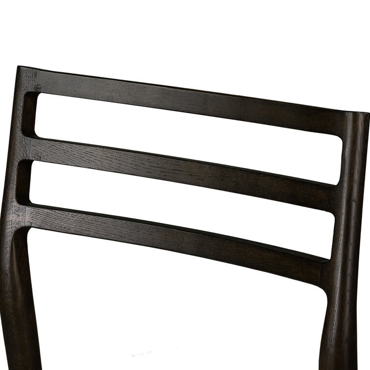 Quincy Basketweave Dining Chair, Black
