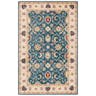 SAFAVIEH Antiquity Collection 6' x 9' Blue / Beige AT15A Handmade Traditional Oriental Premium Wool Area Rug