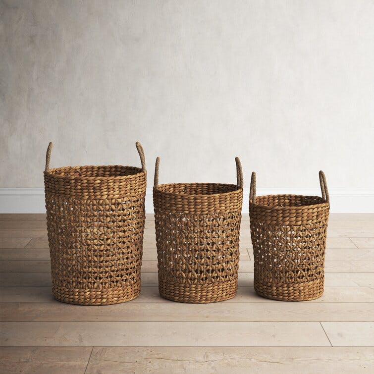Handmade Nesting Seagrass General Basket - Set of 3