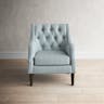 Madison Park Qwen Button Tufted Accent Chair See Below