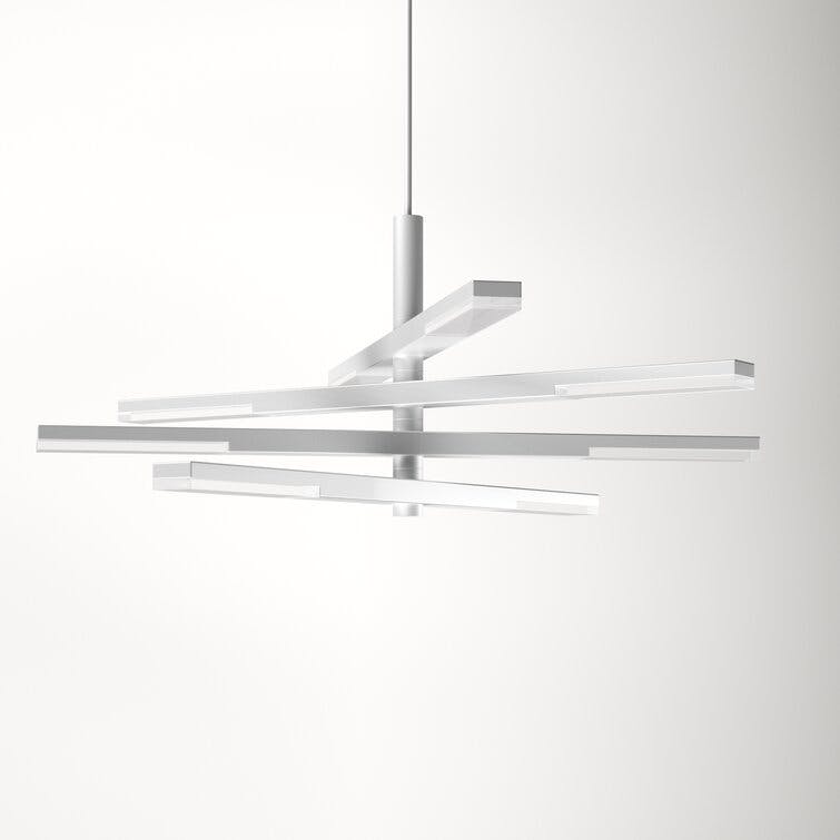 Erik 8 - Light Dimmable LED Sputnik Modern Linear Chandelier