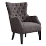 Button Tufted Modern Wingback Accent Chair