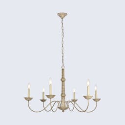 Gordy 6 - Light Dimmable Classic / Traditional Chandelier