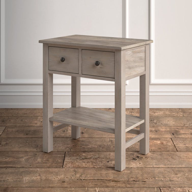 Aguirre Solid + Manufactured Wood Nightstand