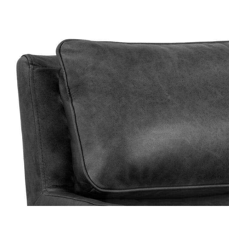Zen Leather Swivel Armchair