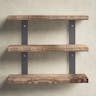 Serene Edmonson 3 Piece Pine Solid Wood Tiered Shelf