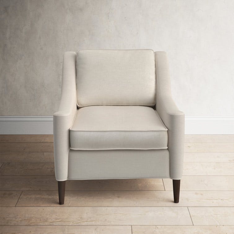 Crispin Wide Arm Velvet Lounge Chair