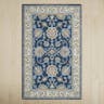 Rizzy Home Blue Runner Rug In Wool 2'6" x 8'