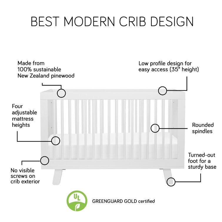 Hudson 3-in-1 Convertible Crib