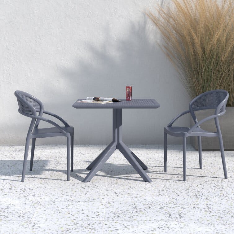 Farrah Square 2 - Person Outdoor Dining Set