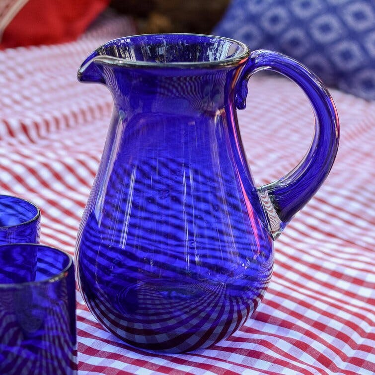 Brightmont Recycled Glass 82 oz. Pitcher