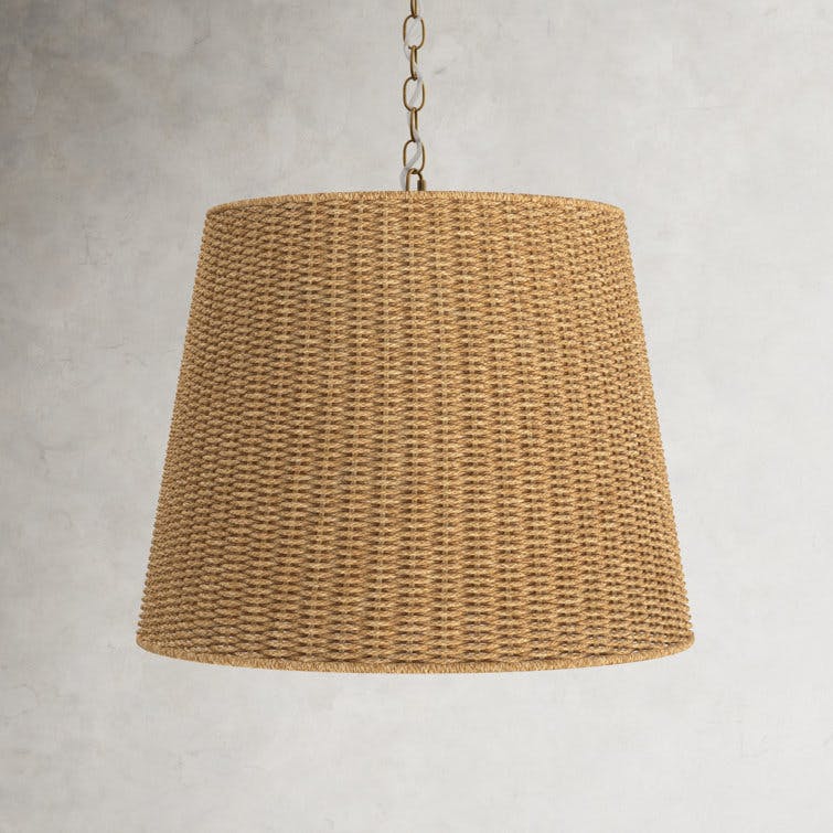 Lundy Woven Seagrass Pendant