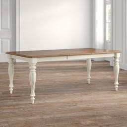 Angelica Extendable Solid Wood Dining Table