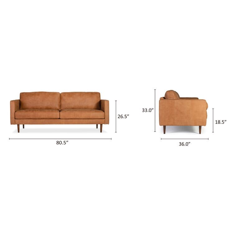 Vannessa 80.5'' Upholstered Sofa