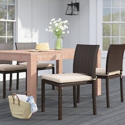 Sonlin All Weather Wicker Dining Chair