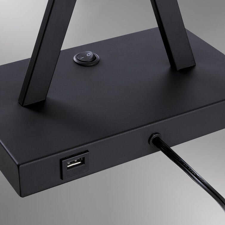 Monterey Metal USB Table Lamp