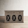 Alpine Furniture Newberry Wood Sideboard in Weathered Natural