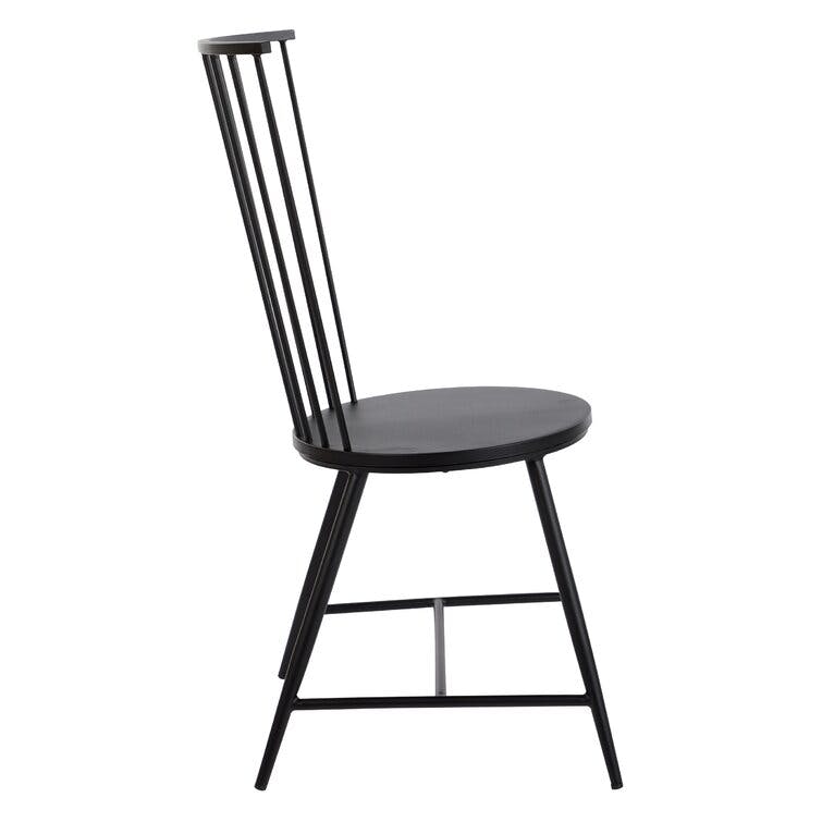 Neal Black Steel Dining Chair