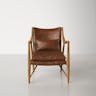 Home Fare Anderson Wood Frame Arm Chair