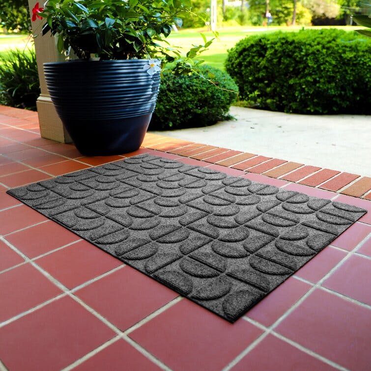 Waterhog Non-Slip Geometric Outdoor Doormat