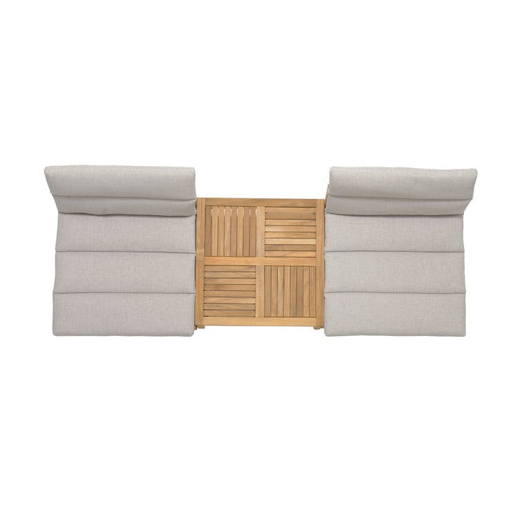 Britney 3 Piece Teak Seating Group with Cushions