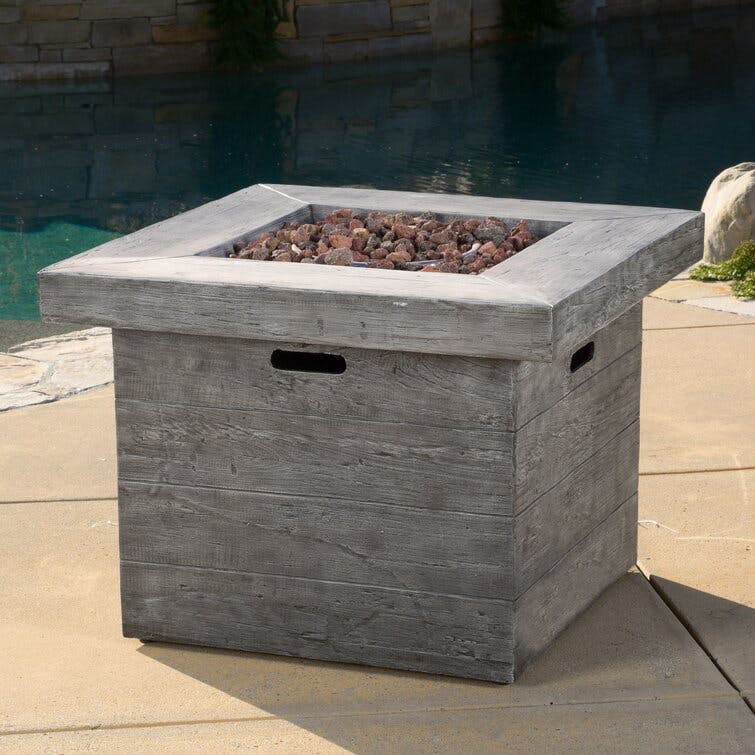 Rosia Square Fire Pit Table
