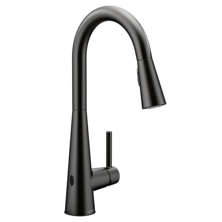 Sleek Pull Down Touchless Single Handle Kitchen Faucet