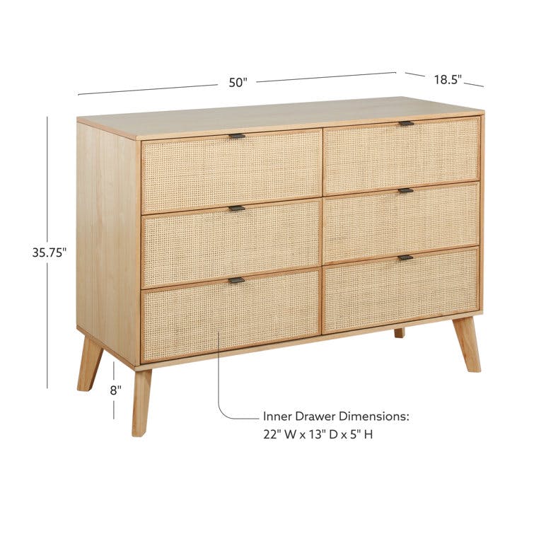 Amani 6 - Drawer Dresser