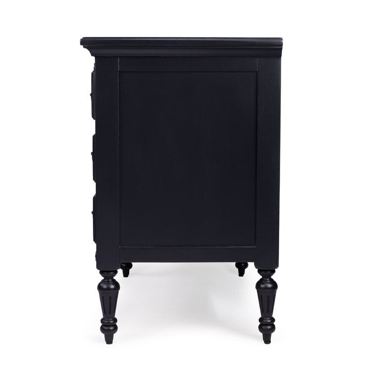 Eros Black 4-Drawer Storage Cabinet
