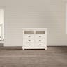 Willow Media Chest - Distressed White