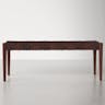 SAFAVIEH Home Collection Bandelier Brown Teak Wood/ Brown Leather Weave Entryway Foyer Dining Bench
