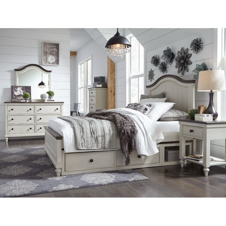 Cameron 1 Drawer Solid Wood Nightstand