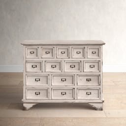 Apothecary Cabinet with 15 Drawers White - Stylecraft