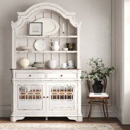 Tiphaine 56'' Wide Dining Hutch with Lighting