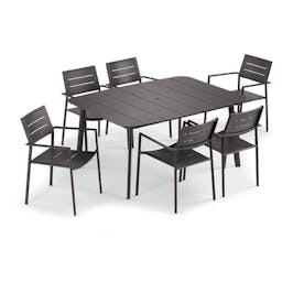 Aleighanna 6 - Person Outdoor Dining Set