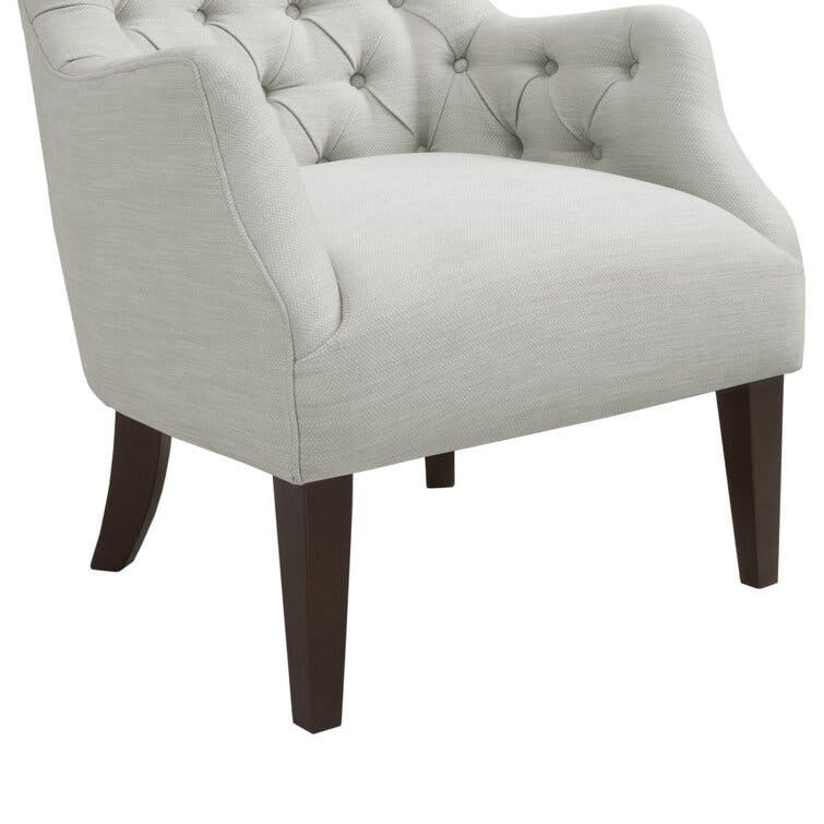 Button Tufted Modern Wingback Accent Chair