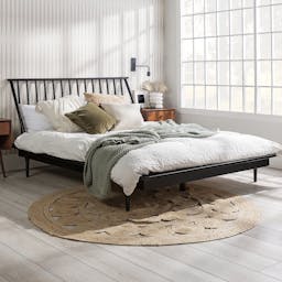 Henline Solid Wood Spindle Bed
