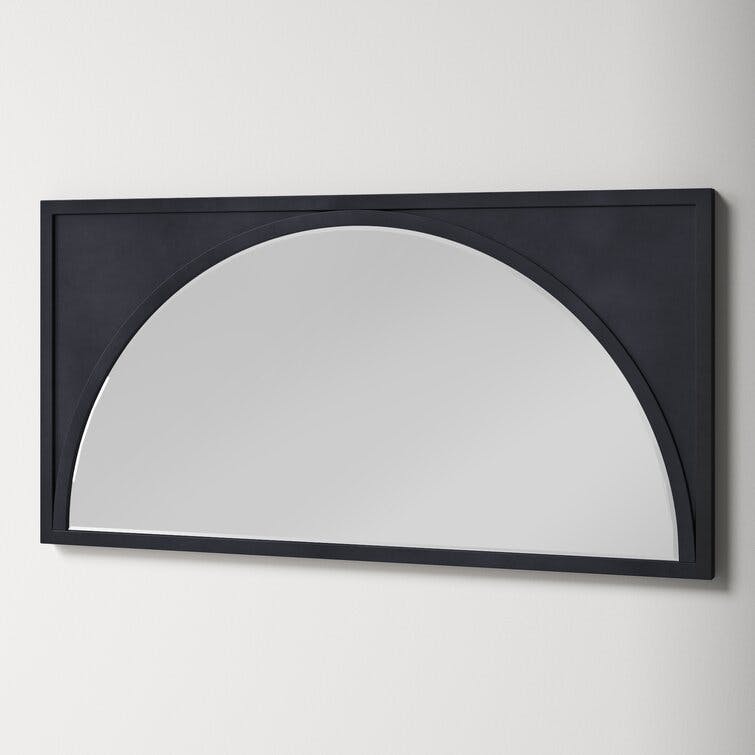 Abie Rectangle Solid Wood Wall Mirror
